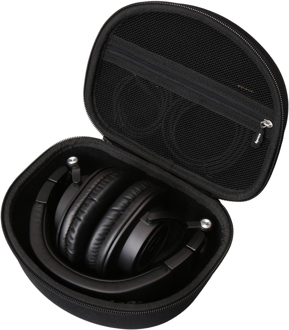 Hard Carry Travel Bag Case for Audio-Technica ATH-M50x Professional Studio Monitor DJ Headphones by Aproca