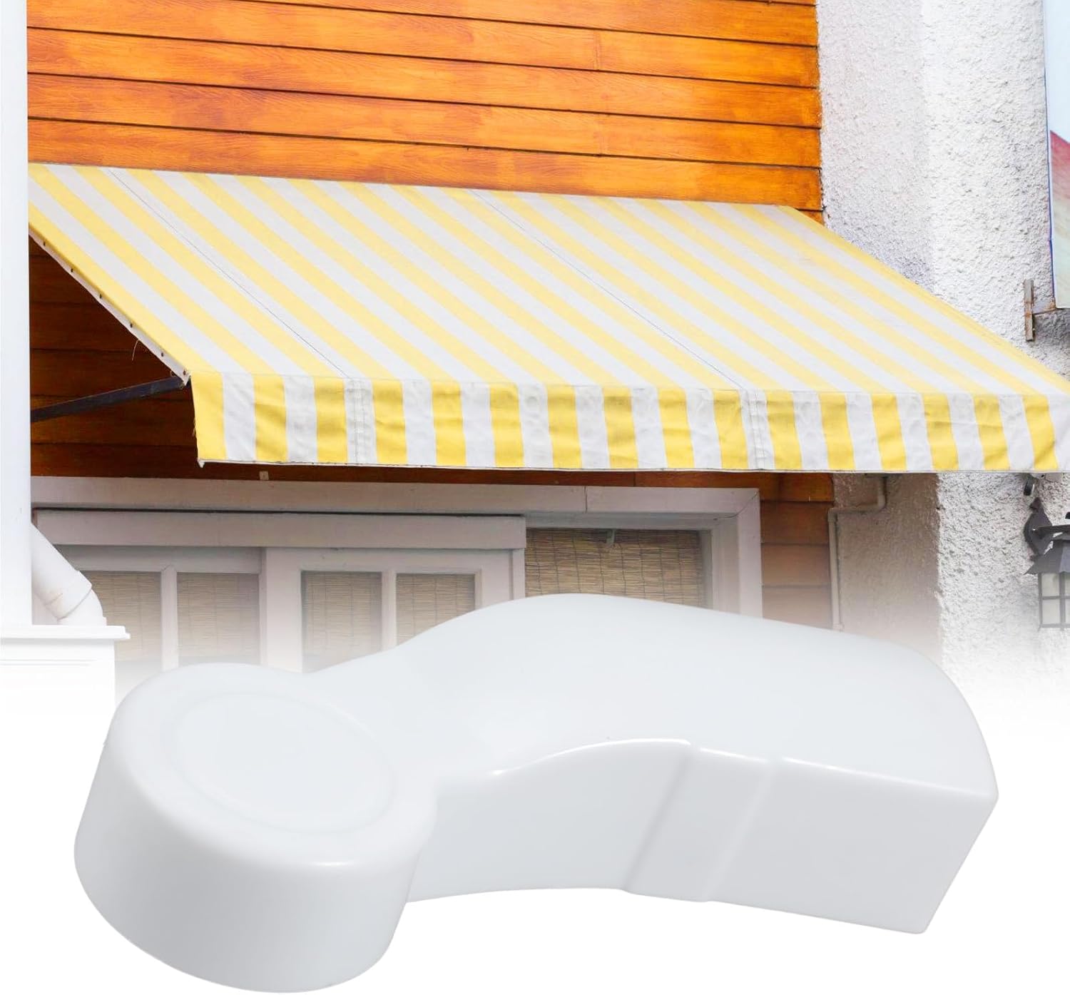 Adjustable Rain Shelter Mount Outdoor Awning Stand Metal Frame for Motorhomes Telescoping Canopies Reinforcement Outdoor Rain Shelter Awning Bracket