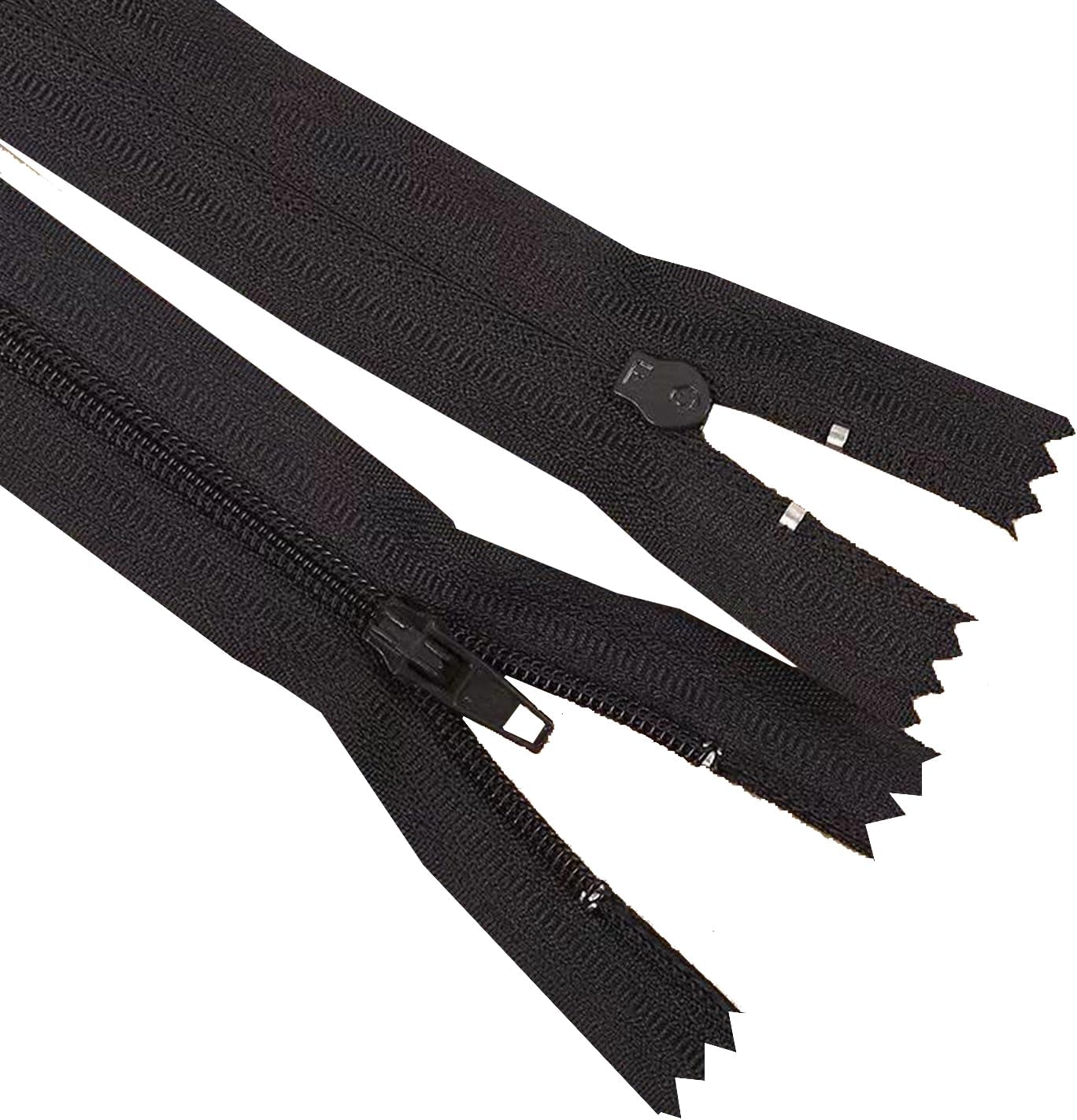 MQIMY Zippers for Sewing Replacement Sewing Zipper with Zipper Sliders for DIY Sewing Craft Bags