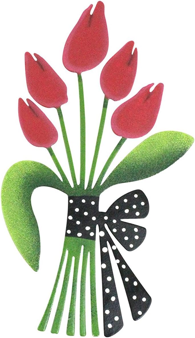 DEMDACO Embellish Your Story - Red Tulip Bouquet