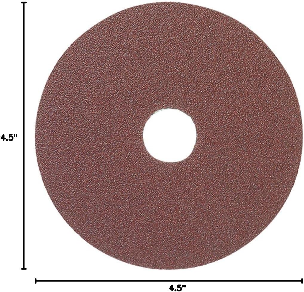 Mercer Industries 301060-4-1/2" x 7/8" Aluminum Oxide Resin Fiber Discs, 60 Grit (25 pack)