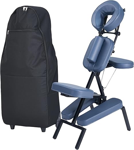 Professional Portable and Lightweight Tattoo/Massage Chair by Master Massage - Folding Aluminum...