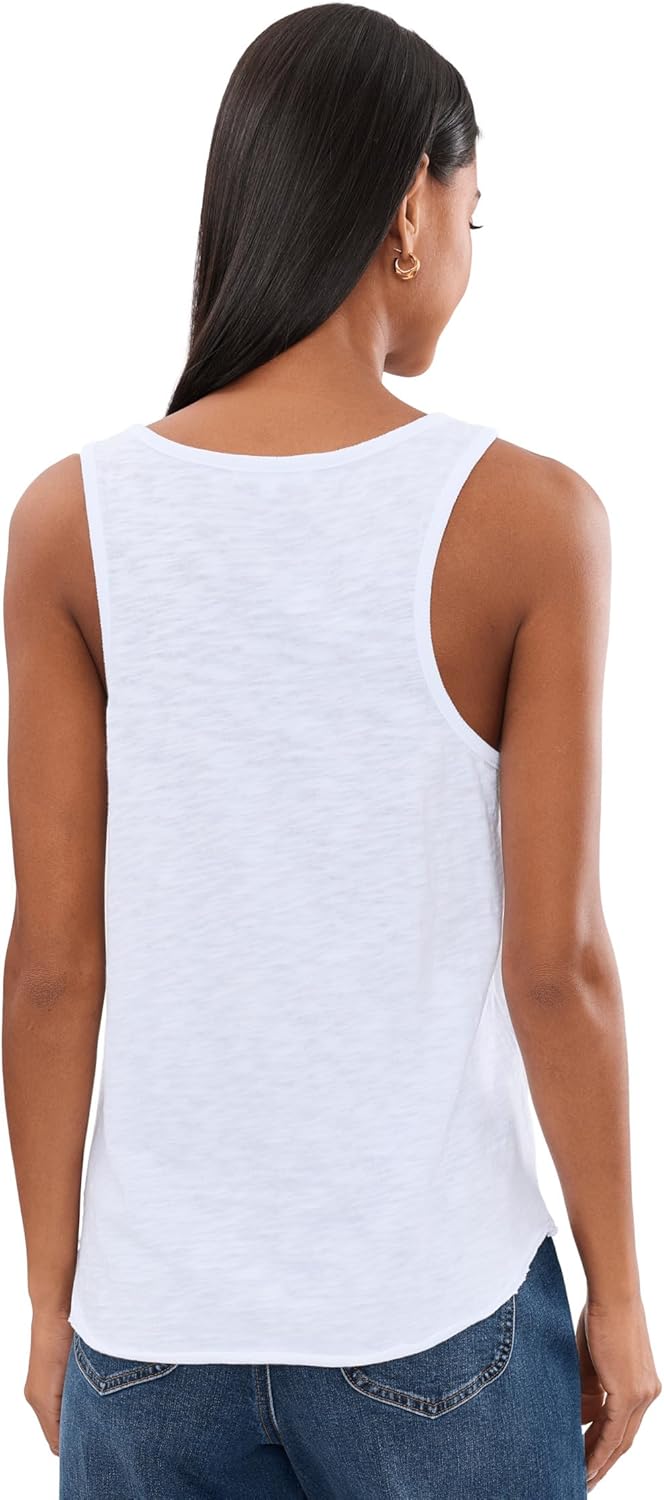 Womens Curve Hem Scoop Neck Tank image 4