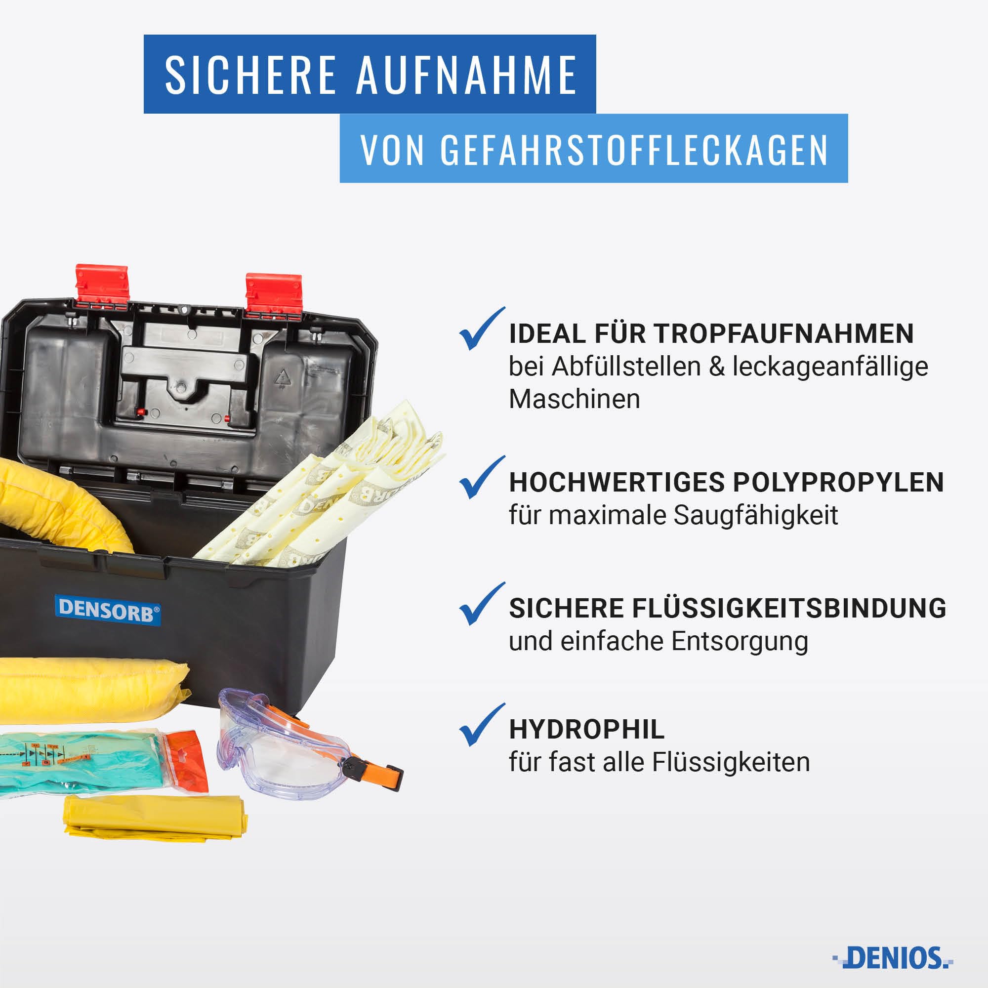 DENSORB Notfall-Set im Koffer Spezial