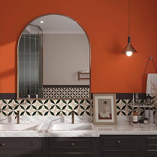 Miniatura 7 de KIKitchen Papel de contacto verde azulado de 158 x 393 pulgadas papel tapiz de color verde azulado sólido para despegar y pegar papel de pared