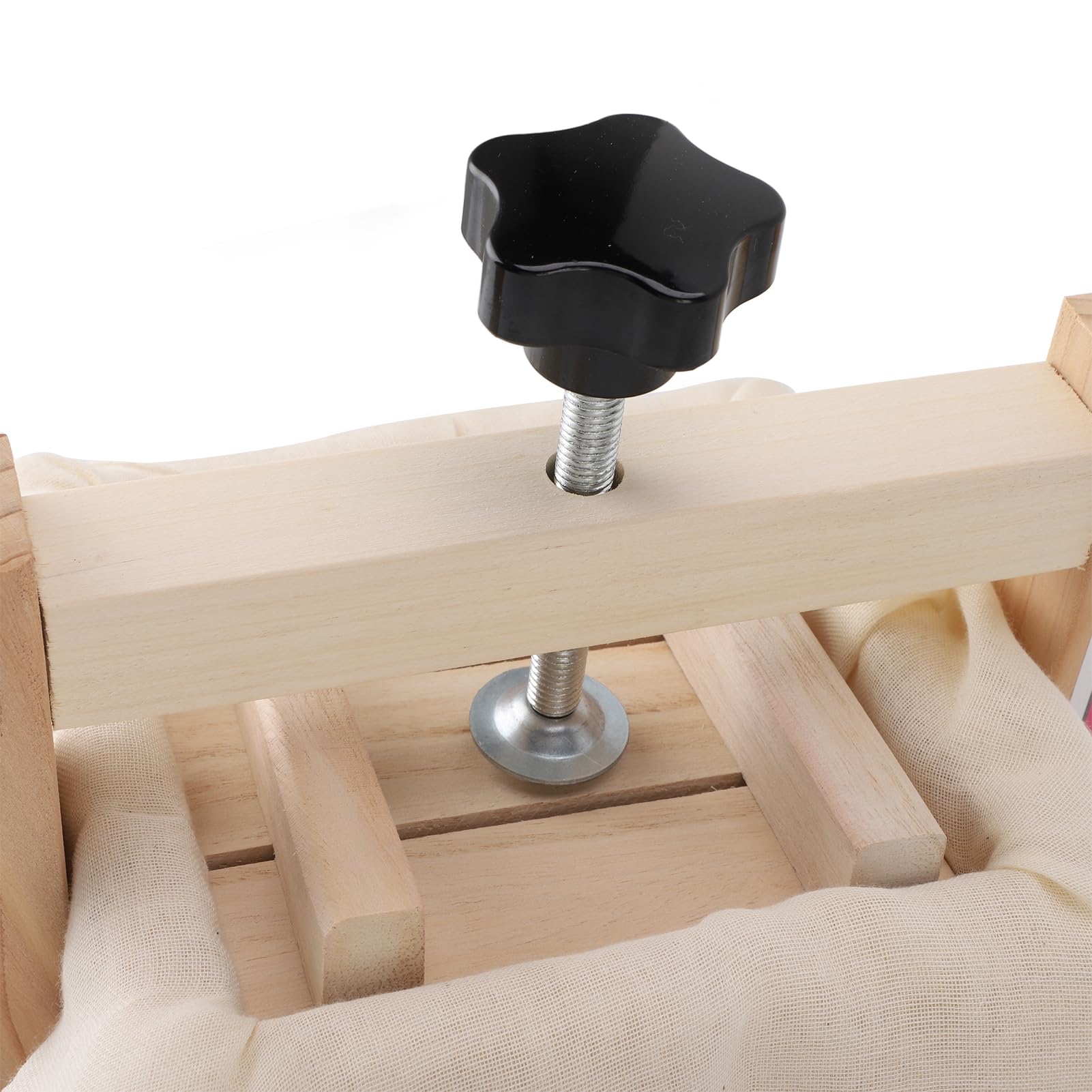 Zestaw do Robienia Tofu Drewniana Forma do Wyciskania Tofu Prasa do Sera Prasa do Robienia Tofu Forma do Tłoczenia dla Domu (Typ 2 (5,1 x 5,1 x 3,5 cala))