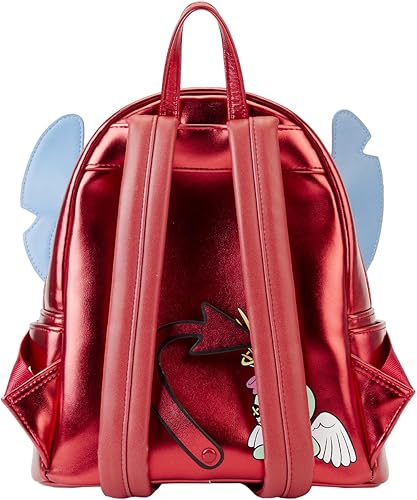 Miniatura 3 de Loungefly Disney Stitch Devil Mini mochila, Lilo and Stitch Halloween Fashion Bag, Multi, Mini mochila