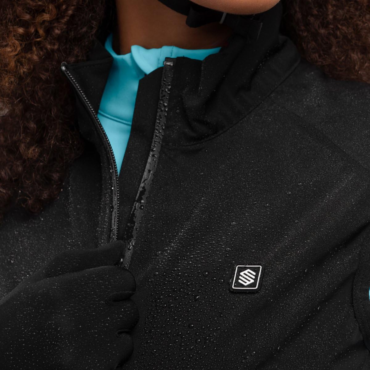 SIROKO Chaleco cortavientos lluvia ciclismo SRX Layer-W Negro
