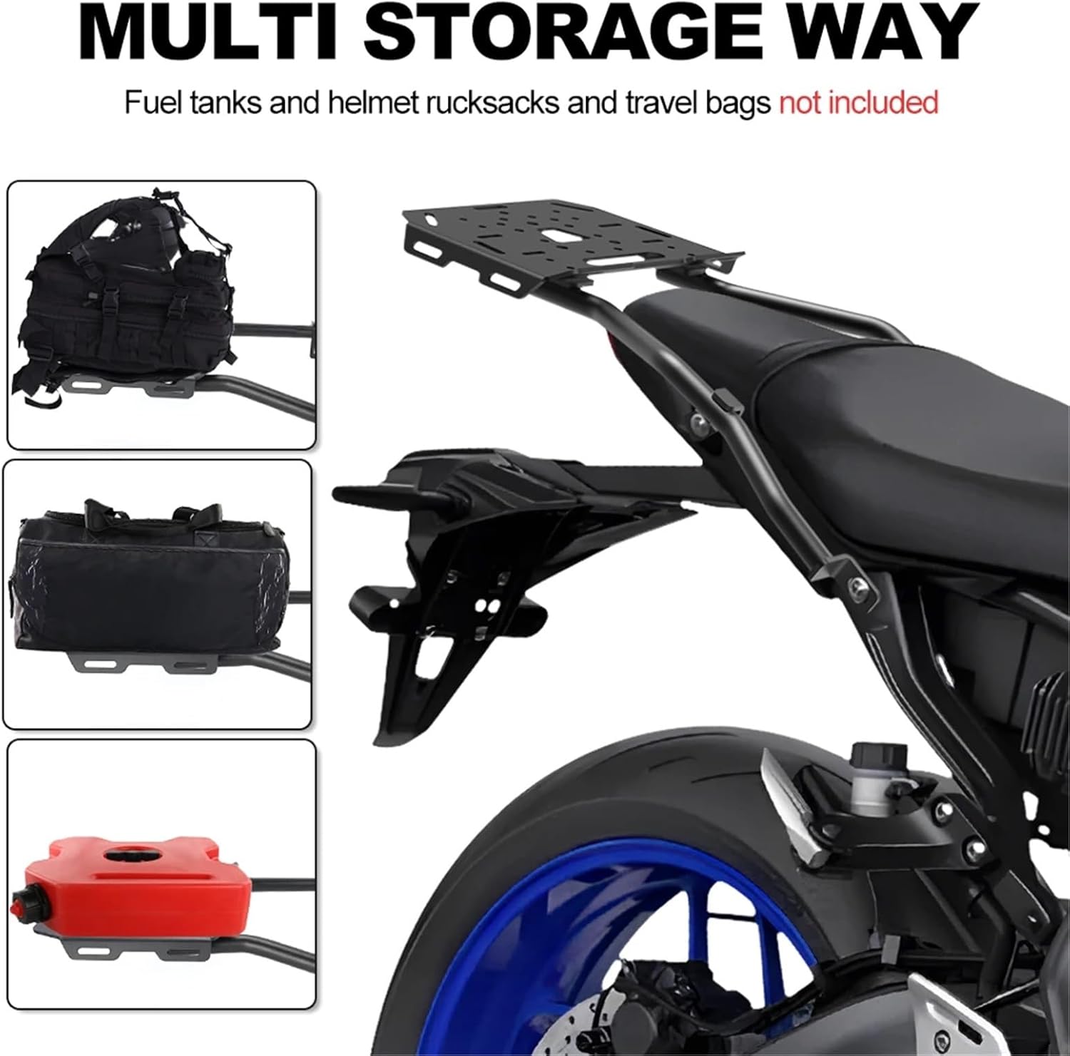 Replacement for Yamaha MT-09 2021 2022 2023 SP 2021-2023 Motorcycle Rear Luggage Rack Carrier Shelf Cargo Holder Support Bracket