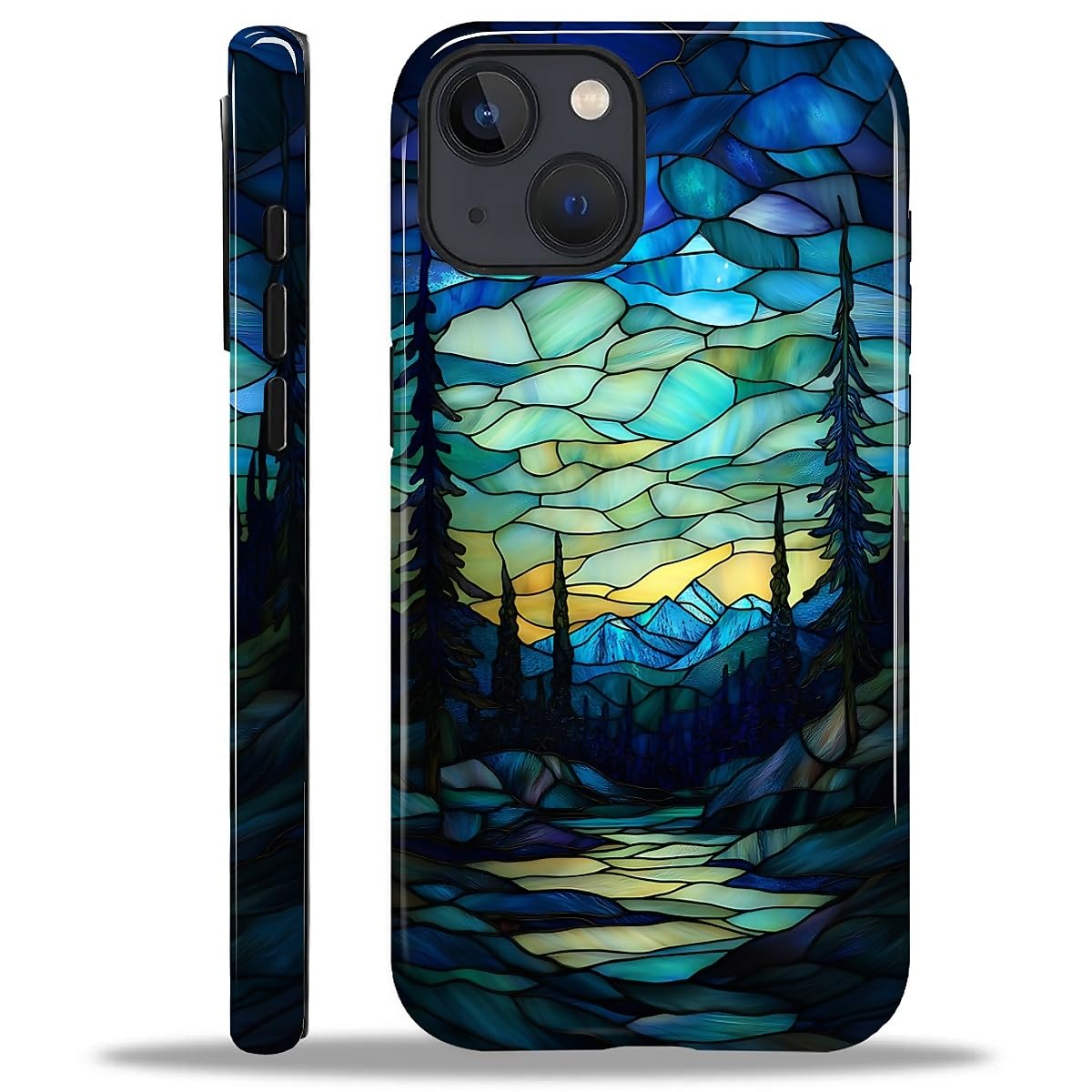 Yesad Case for iPhone 15 Plus, Hybrid 2-Layer Case, Shockproof Military-Grade Protection Durable Anti-Scratch Phone Case for Woman Man Boy Girl,