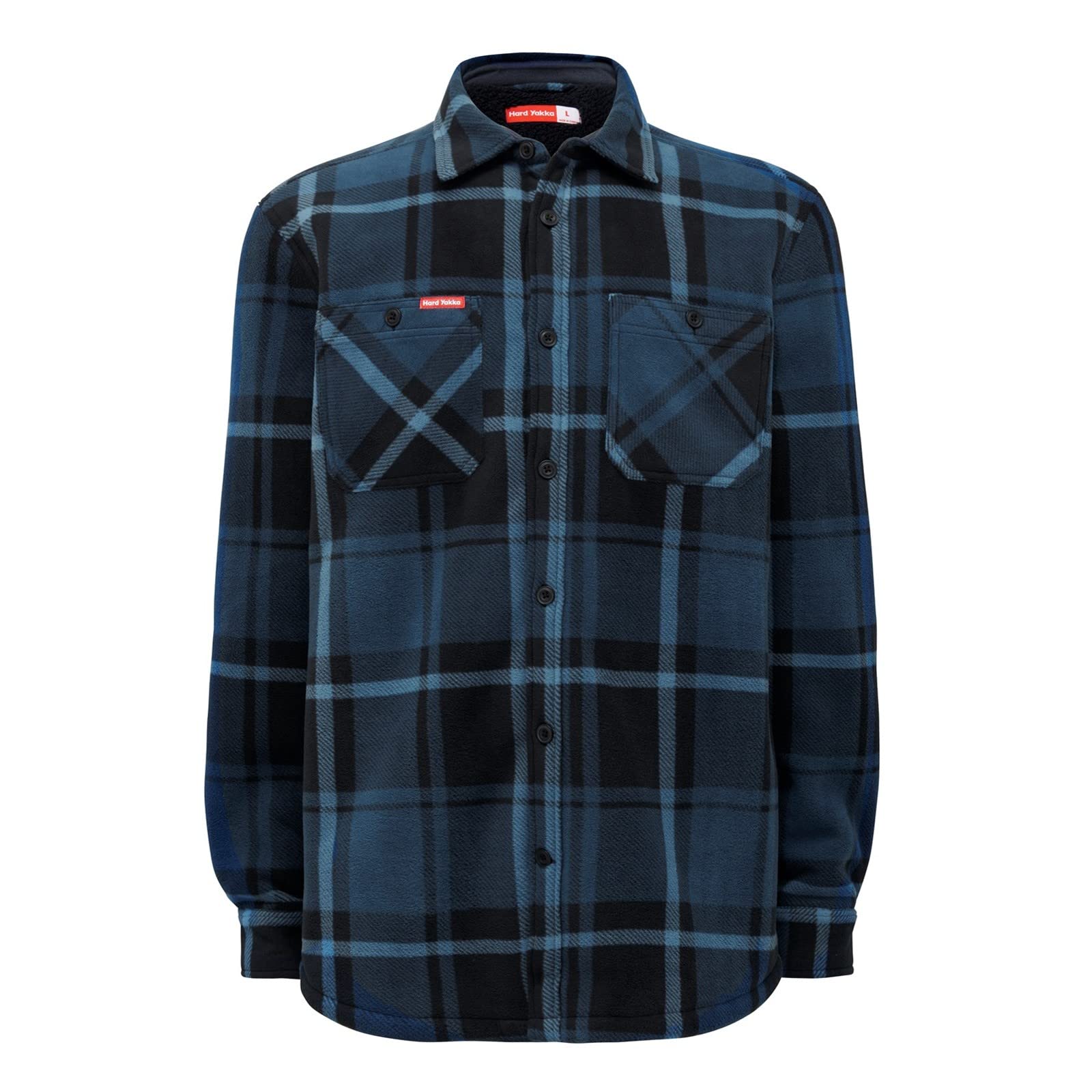 Hard Yakka Sherpa Jacket Men, Blue, L