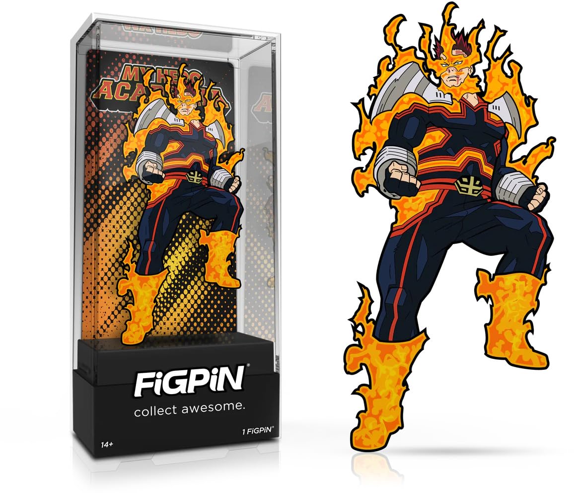 FiGPiN Classic My Hero Academia Endeavor 1579 pin's collector de 7.6 cm en édition limitée