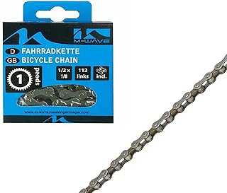 Discount KMC M-Wave Single Speed Chain 1/2 x 1/8 Single Speed Bikes 112 Link BMX Fixie Fixed Wheel Sturmey Archer