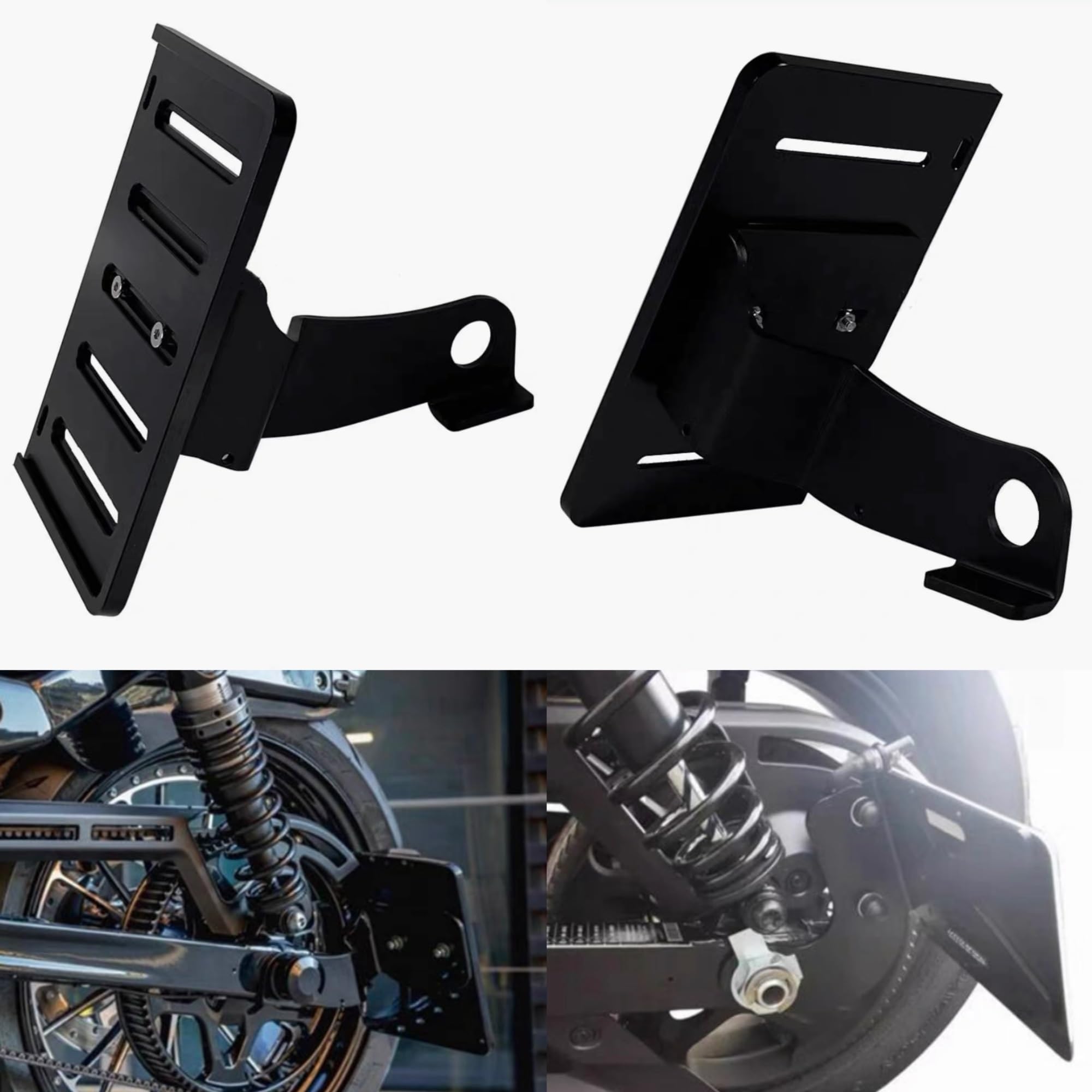 Portatarga Accessori porta targa laterale posteriore moto per motocicli per Davidson RH975 per Nightster