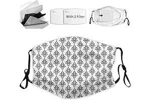 Effortless Protection: Cloth Face Mask with Filter Pocket and Washable Bandanas