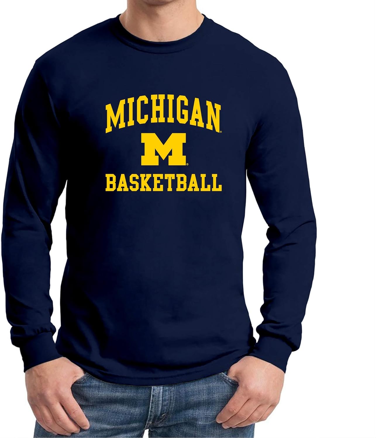 NCAA Arch Logo Basketball, Team Color Long Sleeve, College, University