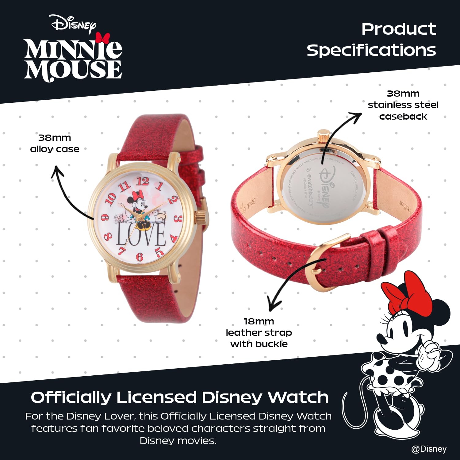Disney Orologio WDS000254