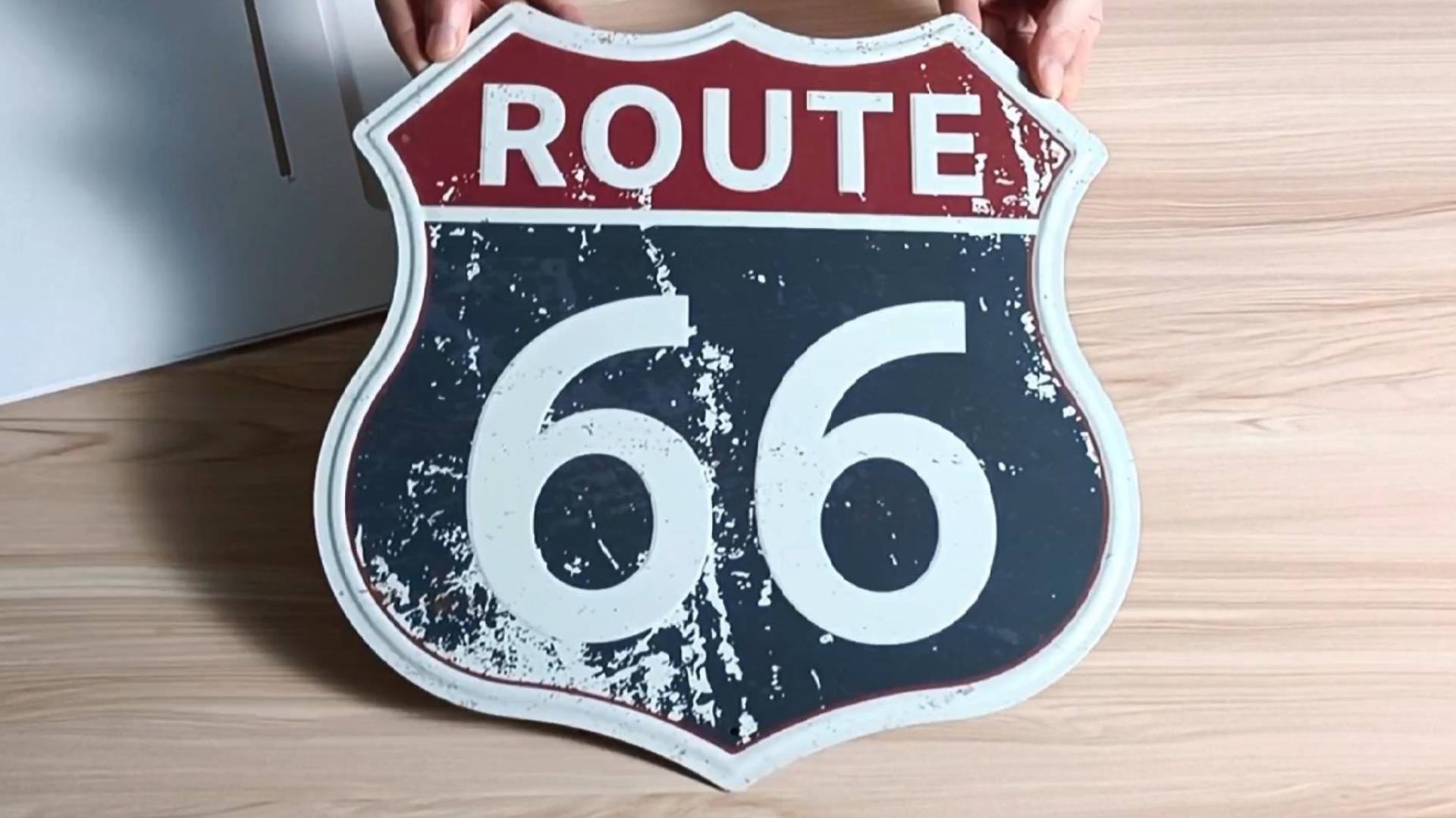 Amazon.com: Route 66 Signs Vintage Road Signs High Way Metal Tin