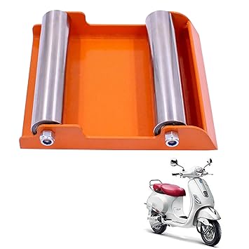Asryd Portable Wheel Roller for Bike Tyre, Chain Cleaning & Lubricating 160Kg Weight Capacity for Vespa ZX 125 (Pack of 1Pcs)