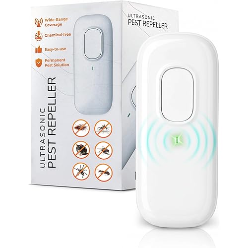 Pest Defence Ultrasonic Pest Repeller, Bye Critter Ultrasonic Pest Repeller Plug-in Mouse Repellent for Home – Repels Mice, Spiders, Rodents, Cockroaches, and Ants – Eco-Friendly, Chemical-Free