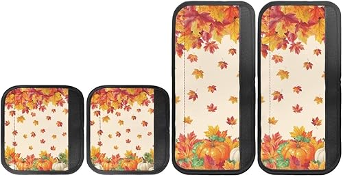 Miniatura 23 de Juego de 4 fundas protectoras de repuesto para manija de puerta de refrigerador con temática de té de la tarde para microondas, horno, refrigerador