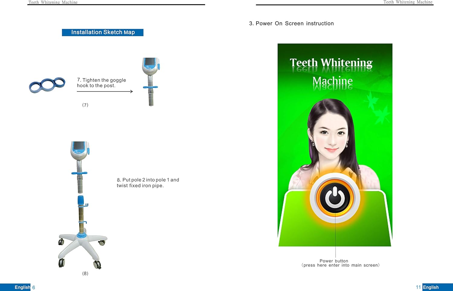 Doc.Royal Accelerator Machine LED Light Floor Mobile Lamp YF-888 : Health & Household