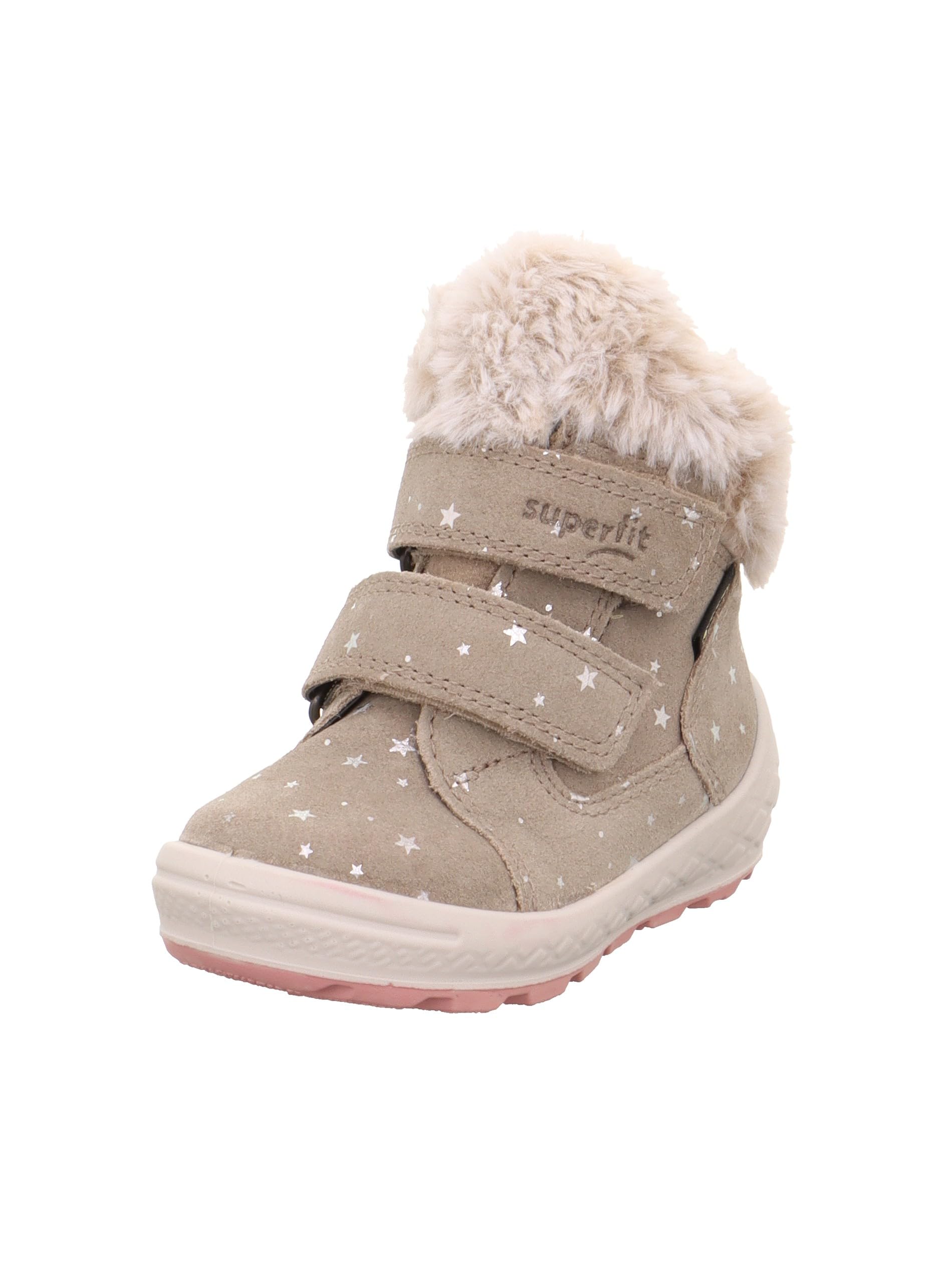 Superfit Girl's GROOVY warm gefütterte Gore-Tex Stiefel, BEIGE 4000