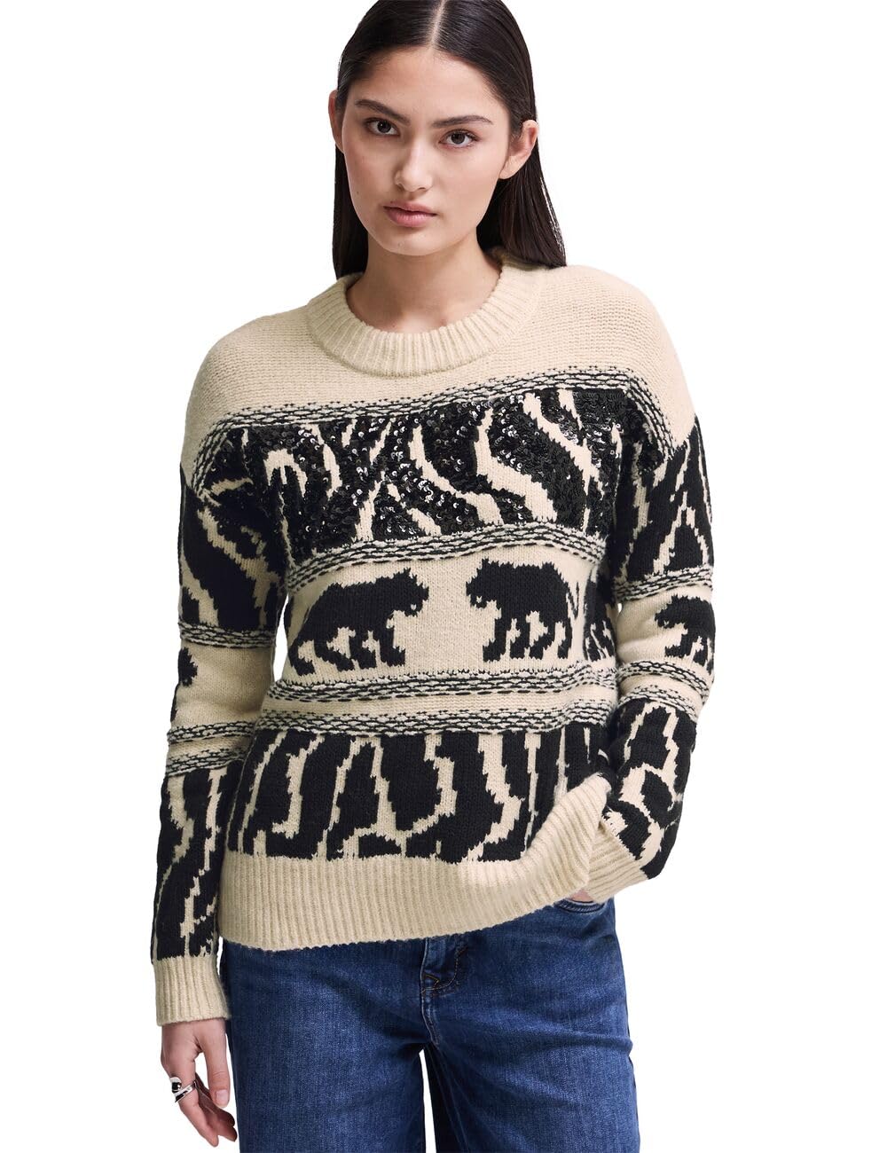 Street One Studio Chunky Jaquard Sweater