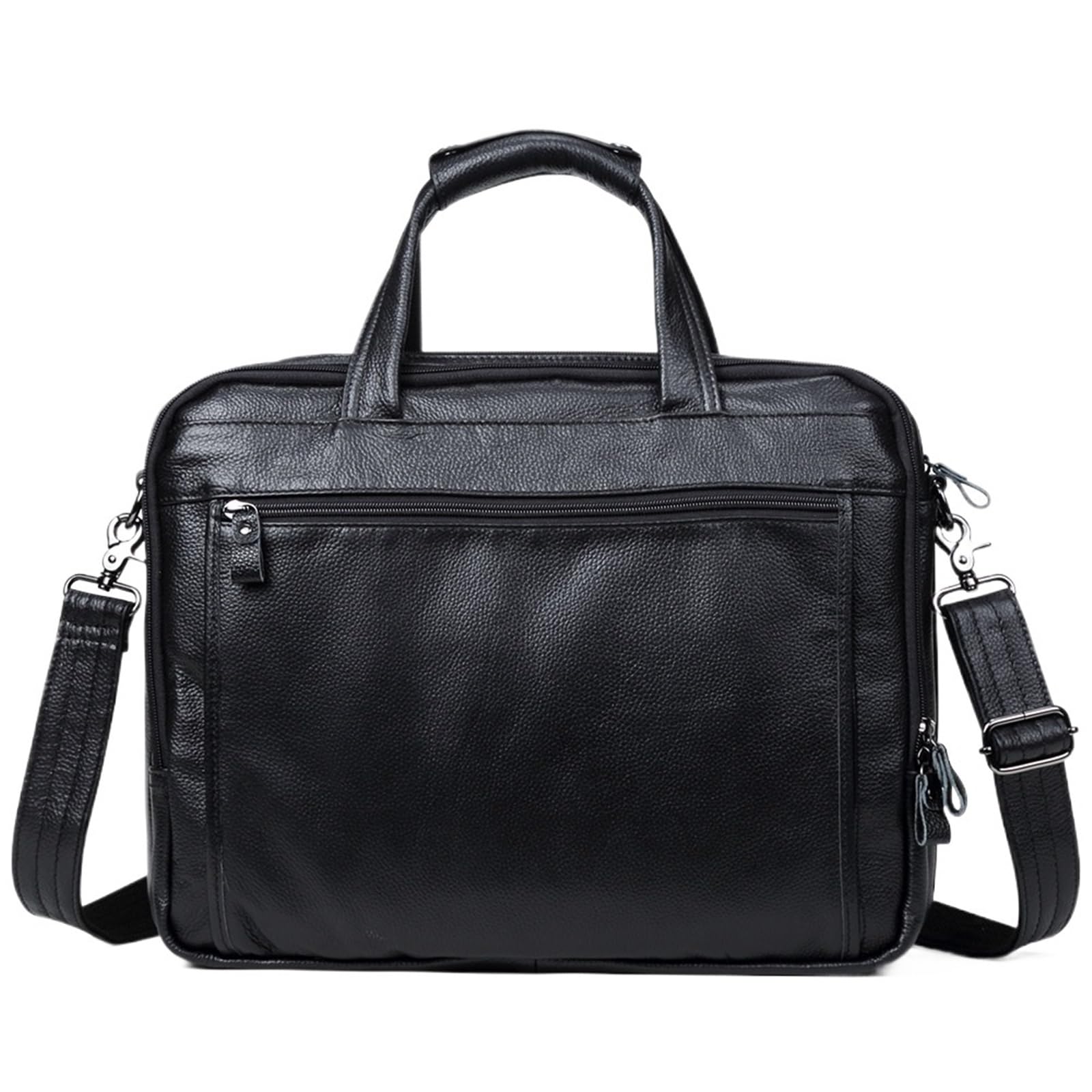 Valigetta 24 Ore Uomo Borsa da ufficio uomo in pelle lavoro casual viaggio Borse a tracolla for laptop 15,6 pollici Valigetta