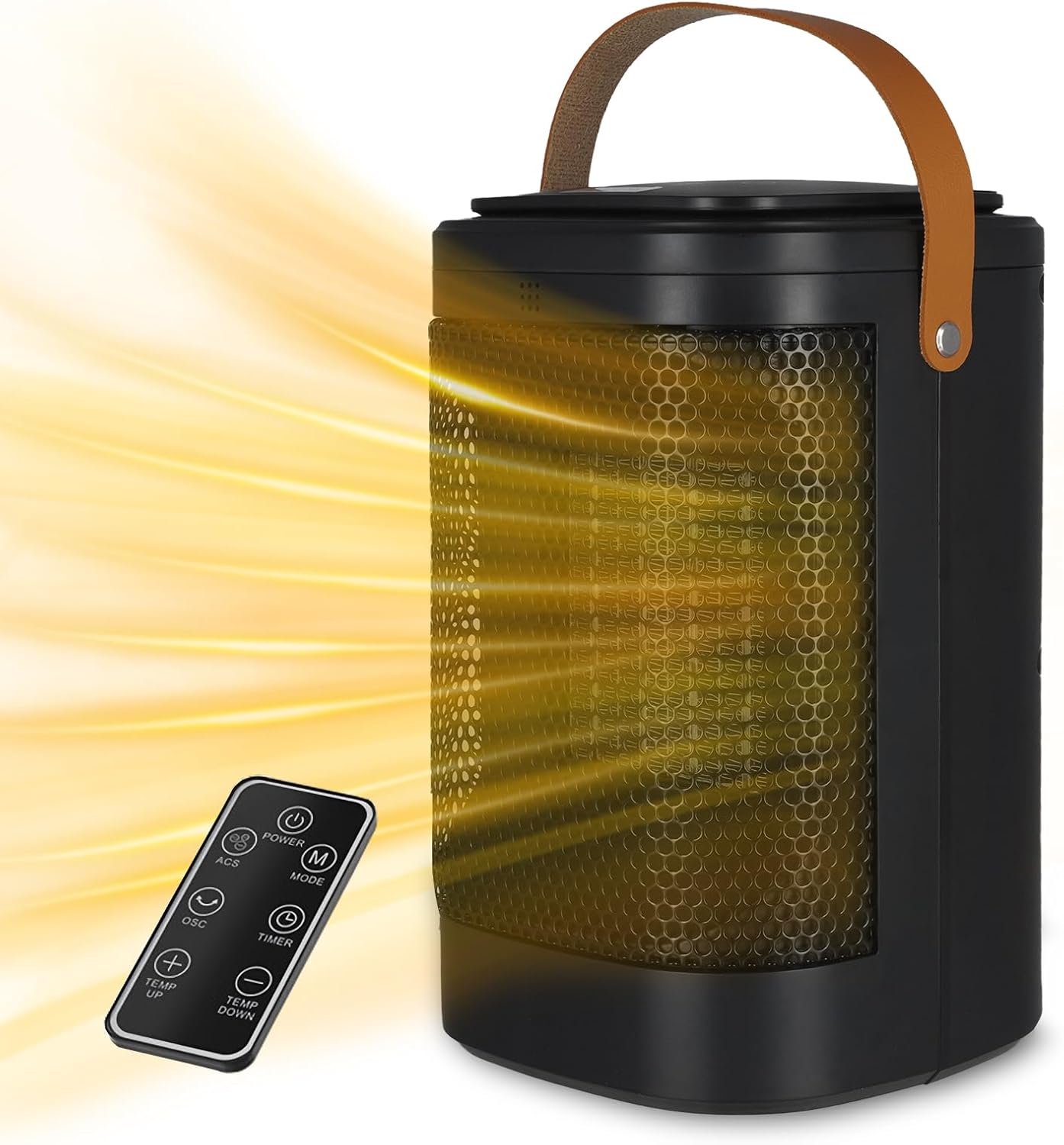 Space Heater, Low Energy Ceramic Electric Heater with Digital