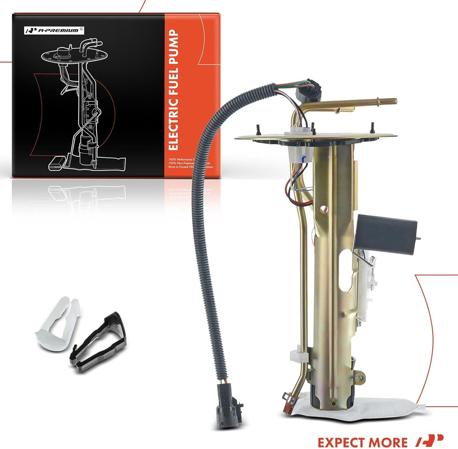 A-Premium Electric Fuel Pump Assembly w/Sending Unit Compatible with Ford Explorer & Mercury Mountaineer 1997 1998, 4.0L 5.0L