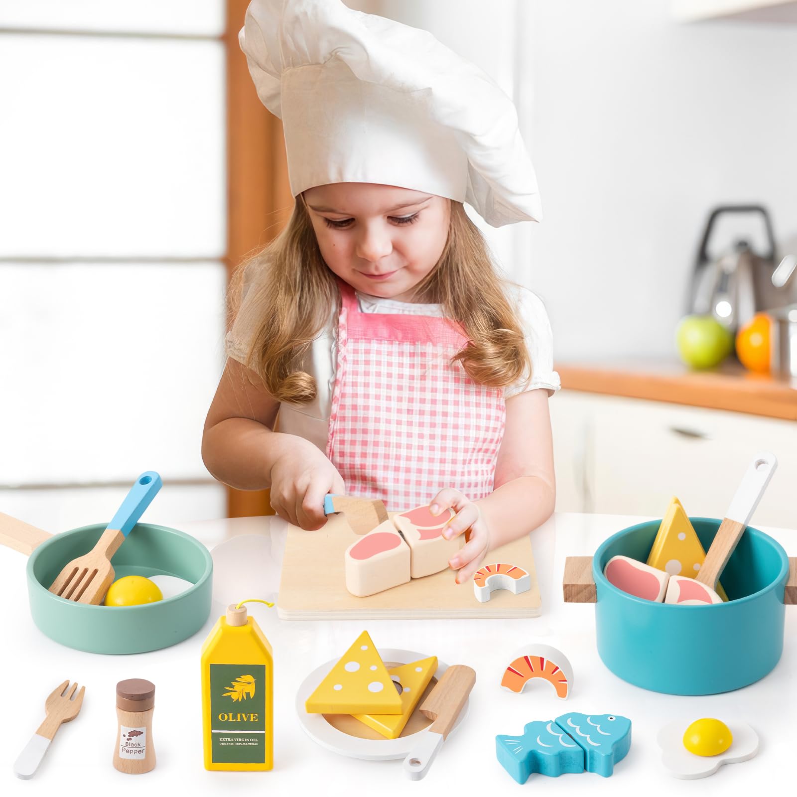 Small foot - Servies SetTasty - Houten speelgoed vanaf 3 jaar