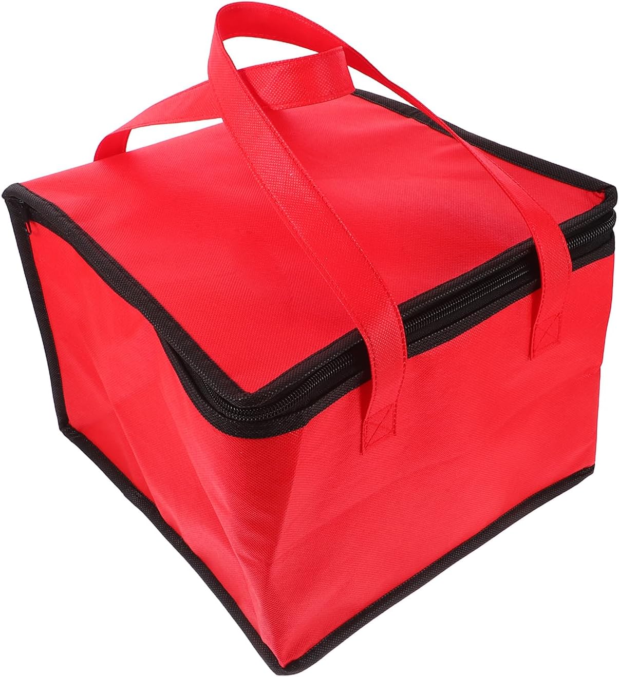 Insulated Food Bag 10.62X10.62X7.87In Portable Grocery Cooler Bag with Handle for Hot or Cold Food Pizza Catering Storage