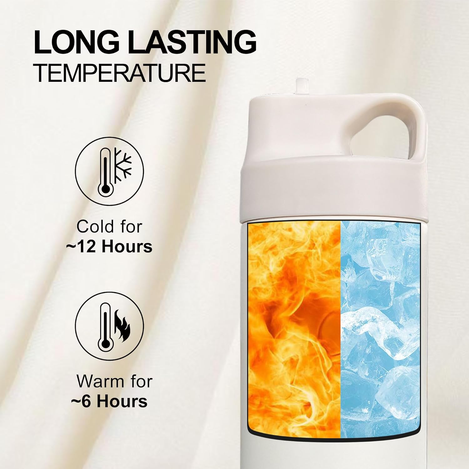 HubbyWifeyGifts Wedding Gifts for Couples 2026, Hubby & Wifey Cups, Honeymoon Travel Insulated Water Bottle - 16.2oz with Handle and Straw, His Hers Engagement Gifts