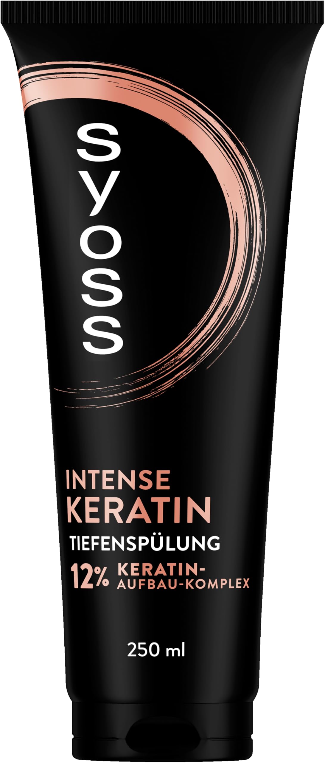 Syoss Tiefenspülung Intense Keratin (250 ml), pflegende Spülung mit 12% Keratin-Aufbau-Komplex, Haarspülung stärkt schwaches, brüchiges Haar von innen