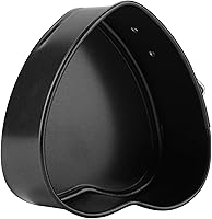 Vista 4 de Raguso Pastel de acero al carbono con bandeja extraíble en forma de corazón molde para hornear utensilios de cocina antiadherentes accesorios