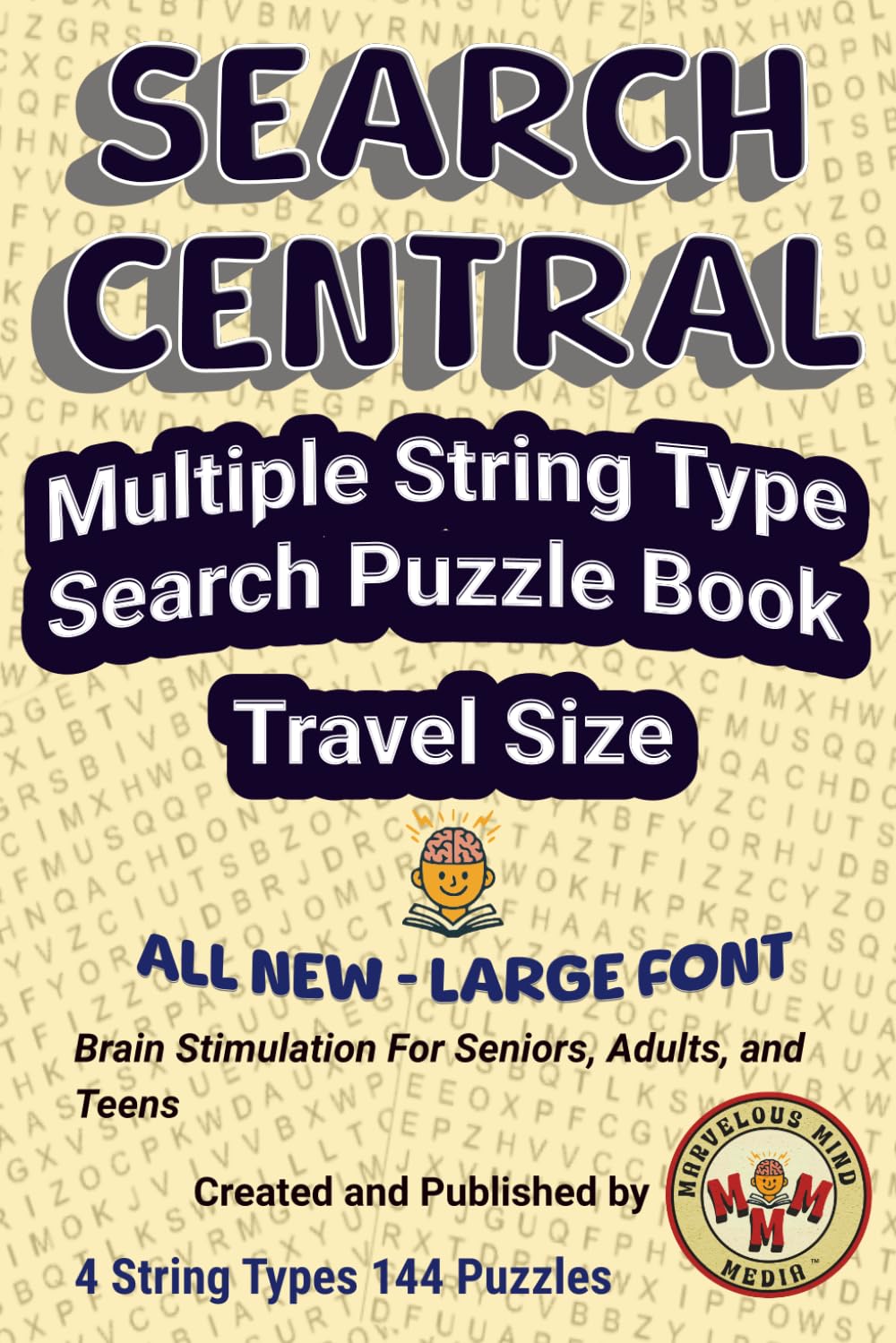Search Central Multiple String Type Search Puzzle Book Travel Size