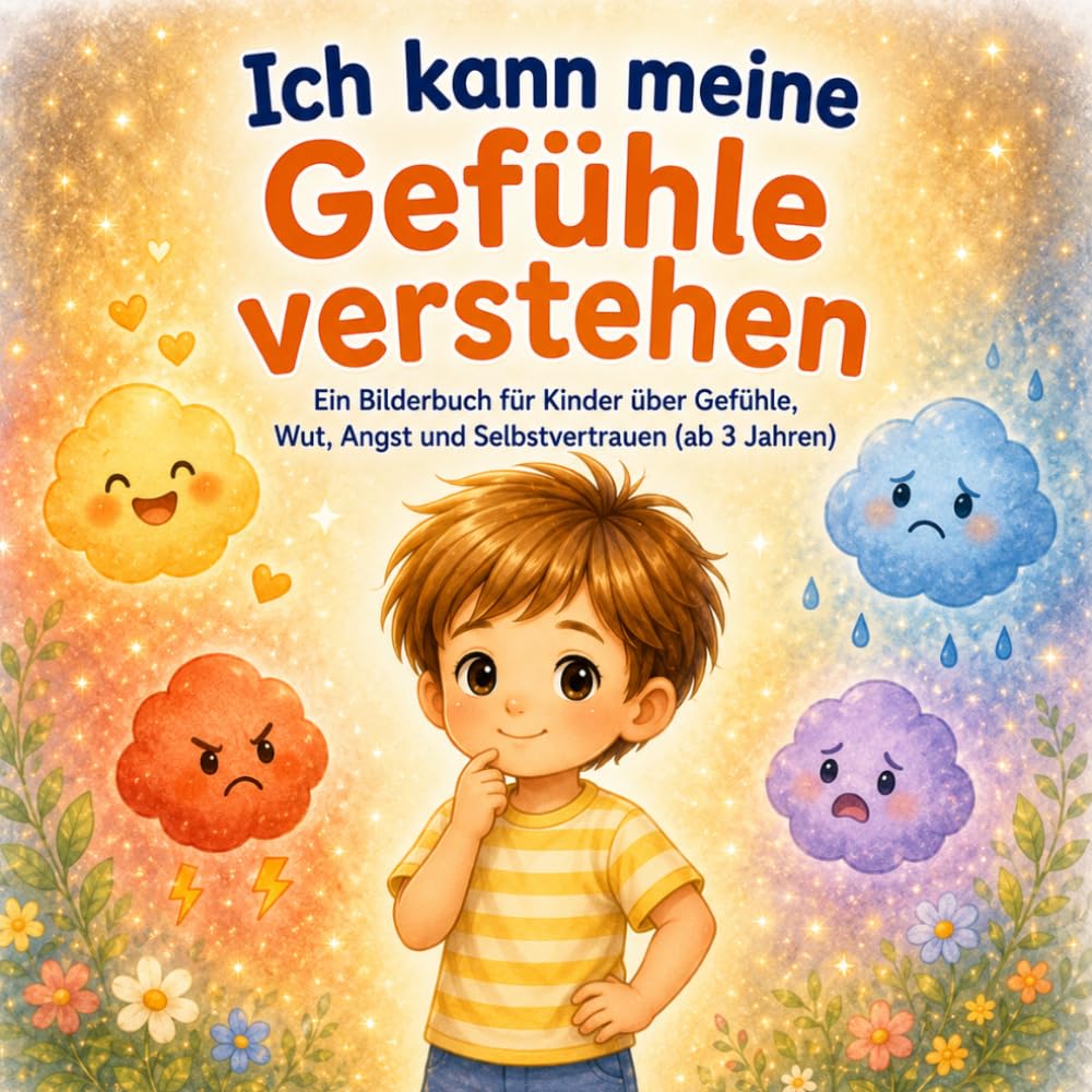 Ich kann meine Gefühle verstehen: Ein Bilderbuch für Kinder über Gefühle, Wut, Angst und Selbstvertrauen (ab 3 Jahren)