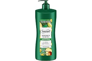 Suave Professionals Shampoo Avocado + Olive Oil, 28 oz, Pack of 4