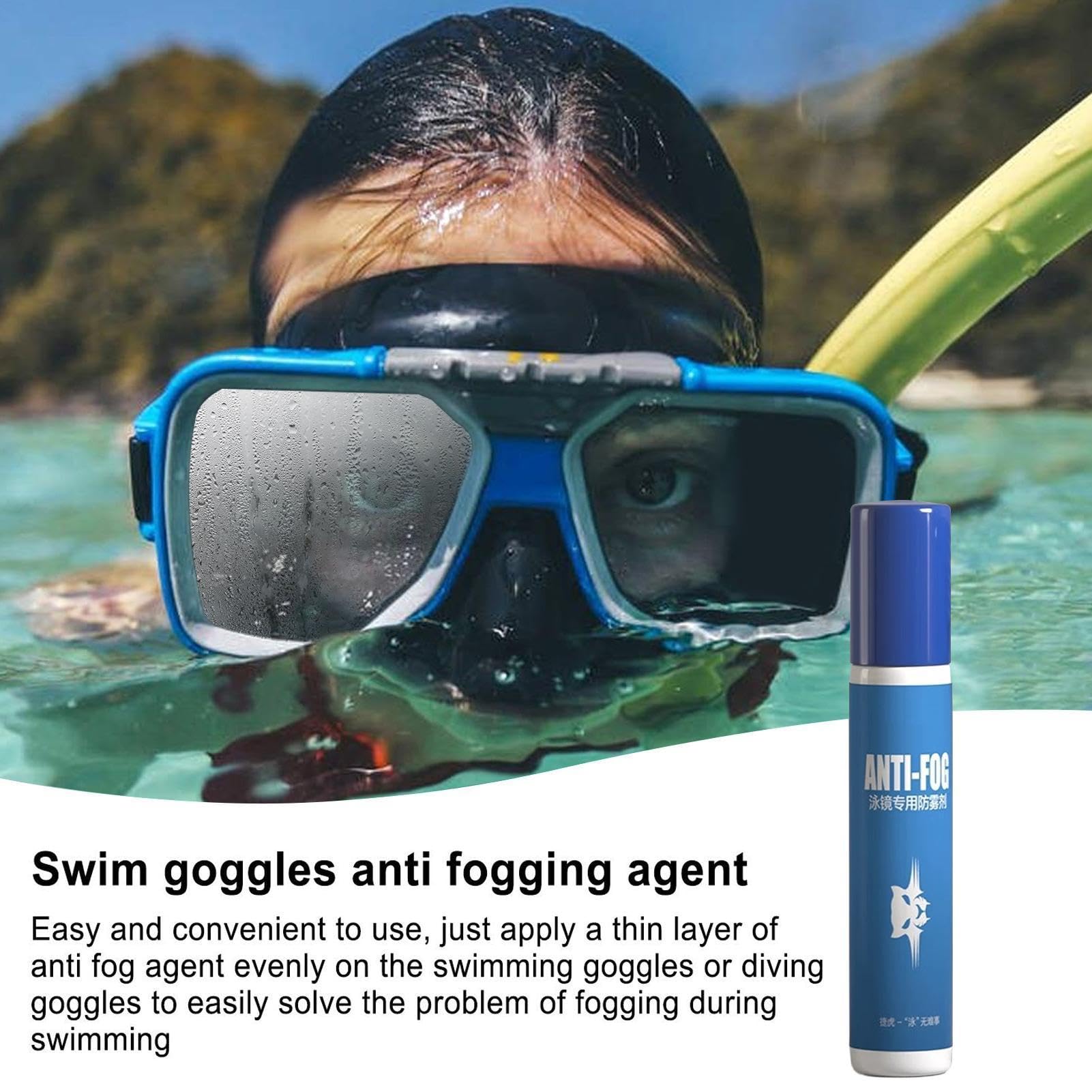 Defogger do okularów, spray zapobiegający zaparowaniu - spray do okularów – Anti og Visor Cleaner do uprawiania sportu | Okulary - Defogger - rozwiązanie do snorkelingu, jazdy na nartach, pływania,