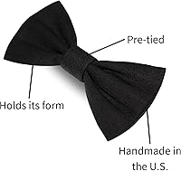 Vista 21 de Handmade Pre-Tied Clip on Bow Tie for Baby to Young Boy