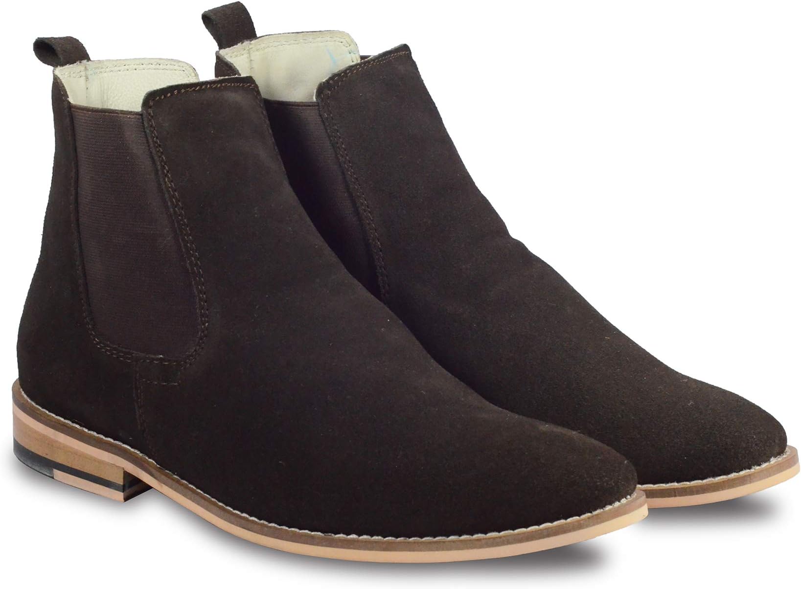 ASMChelsea Boots buy 6 Inches Pure Brown Suede leather Chelsea boots Online at factory prices. Article : Chelsea02 Size Available : 4 To 15 UK/India