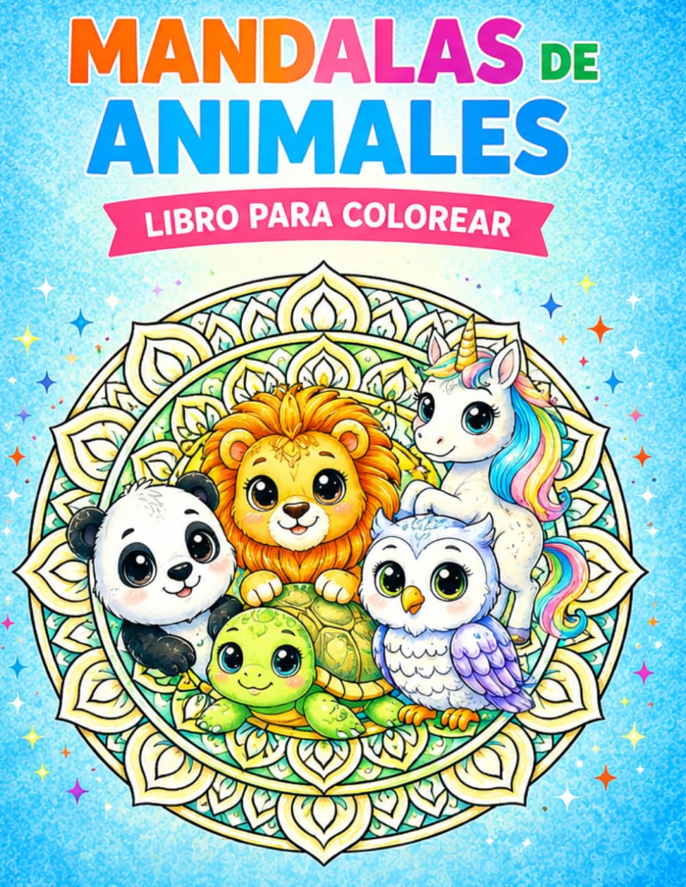 Mandalas de Animales para Colorear: Libro para colorear con mandalas de animales , para relajarse y desarrollar la creatividad
