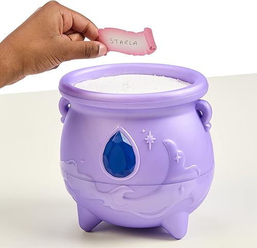 Miniatura 30 de Magic Mixies Magical Gem Surprise Fire Magic Cauldron – Revela un peluche Mixie no electrónico y anillo mágico con una revelación desplegable de The