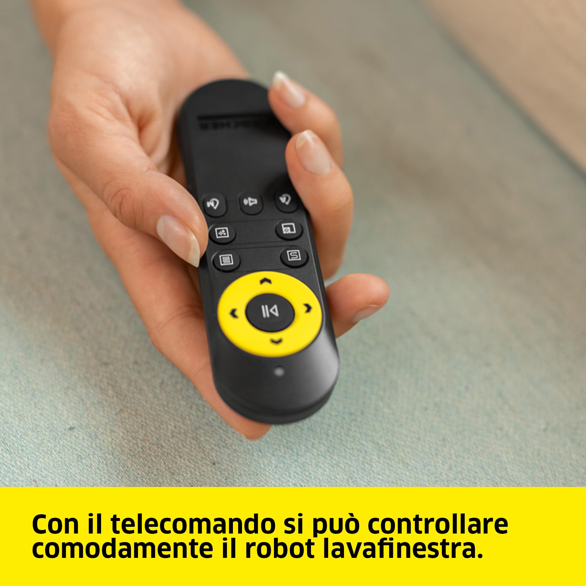 KÄRCHER robot per la pulizia dei vetri RCW 2 Extra+, pulizia automatica delle finestre, con cavo di sicurezza e batteria di emergenza, 3 min/m², serbatoio: 70 ml, cavo: 5 m, 6 paia di panni