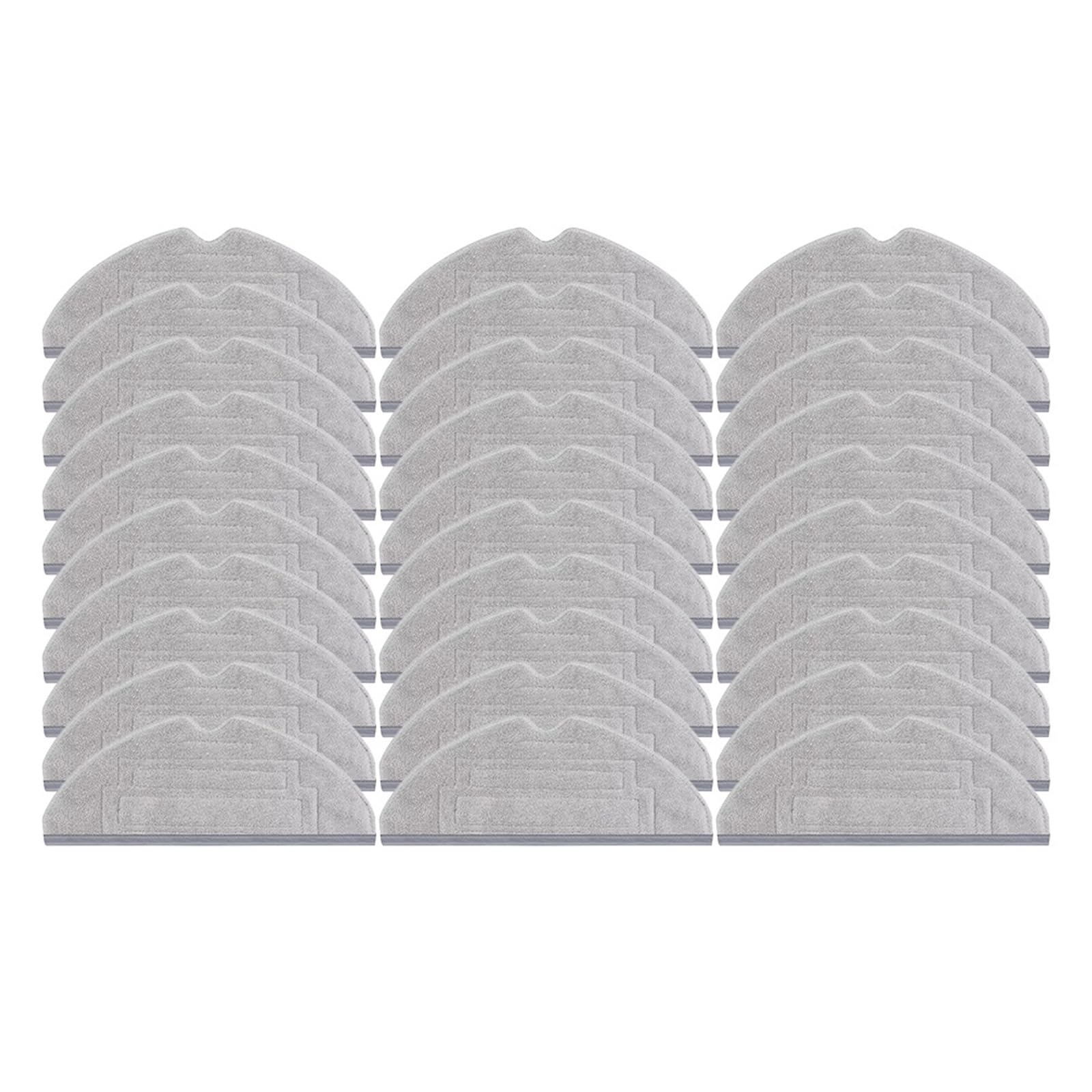 HIZON Double Vibration Mop Pad Vacuum Cleaner Robot Mop Rags Parts Mop Cloths Accessories，Compatible For Roborock， S8 S8PLUS S8+ S8Pro Ultra G20(SET12)