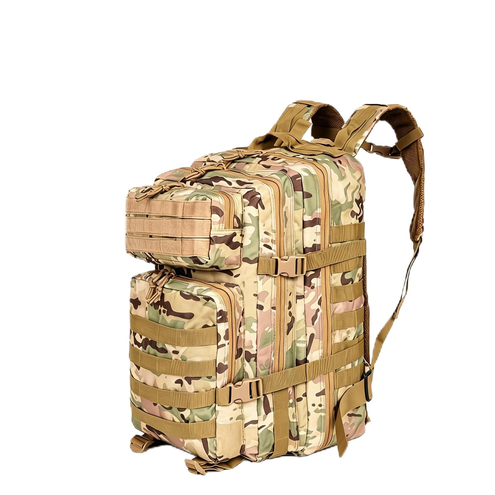 Lawaia 50l Zaino da viaggio per il tempo libero, zaino per moto, trekking, escursionismo, campeggio, pesca, arrampicata alpinismo o uso quotidiano
