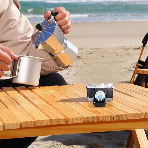 Miniatura 6 de Veemoon Adornos retro para cámara de resina, decoración de modelo de cámara, accesorios antiguos para exhibición de cámara, escaparate, figura