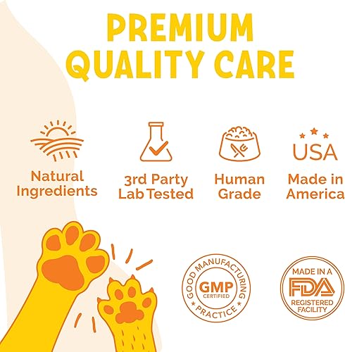 Miniatura 6 de LuckyTail - Suplemento para aliviar el dolor articular para perros, glucosamina, condroitina para perros, fabricado en Estados Unidos, tumérico,