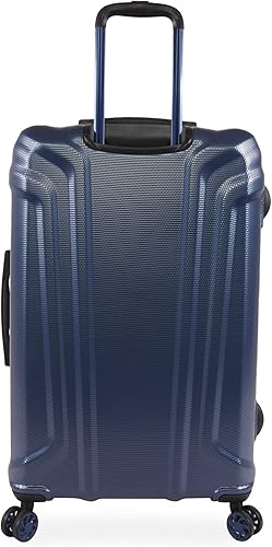 Miniatura 10 de Original Penguin Gibson - Juego de maleta expandible de 3 piezas con ruedas giratorias, color azul metálico, Azul metálico, Gibson - Juego de 3